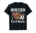 Soccer Geema Heart Leopard Grandma T-Shirt - Fun Novelty Design Unisex - T-Shirt, Sweatshirt, Hoodie