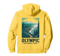 Olympic National Park Outdoor Hoodie - Aesthetic Graphic for Adults - T-Shirt, Sweatshirt, Hoodie