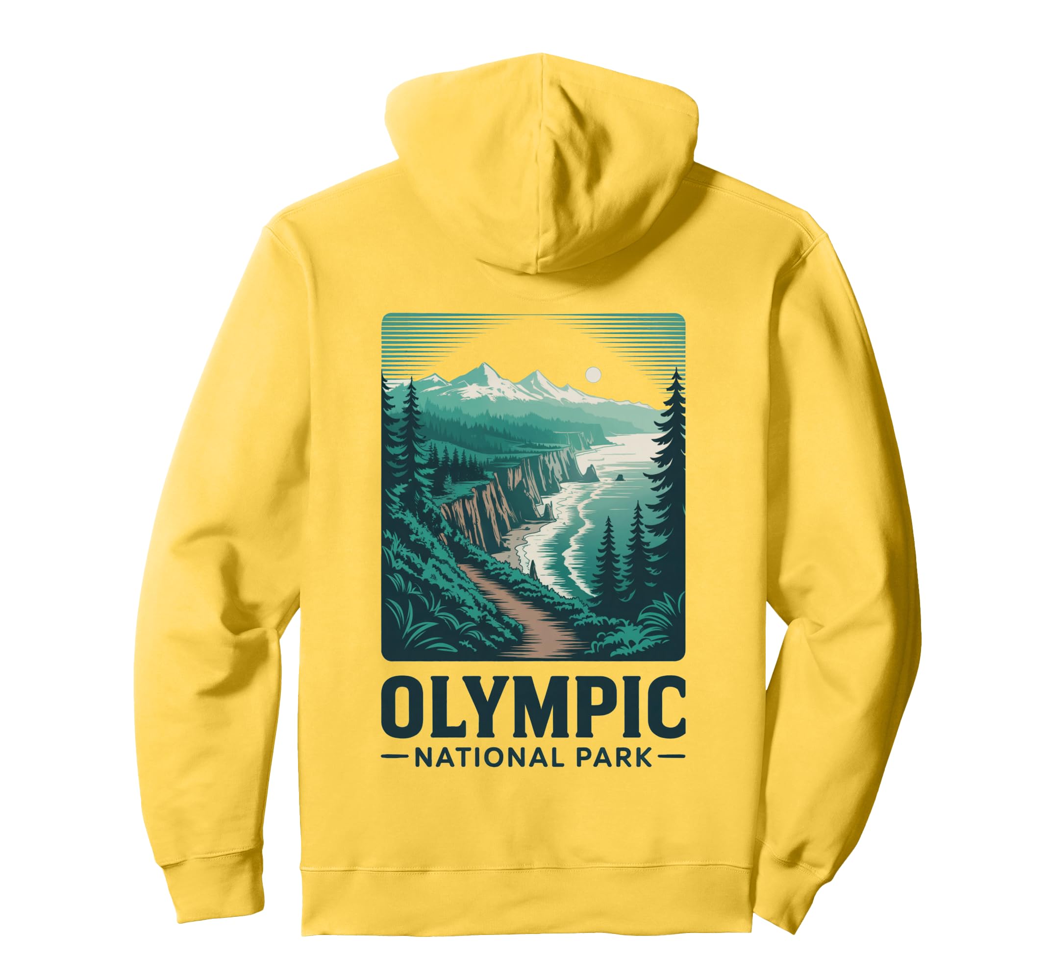 Olympic National Park Outdoor Hoodie - Aesthetic Graphic for Adults - T-Shirt, Sweatshirt, Hoodie