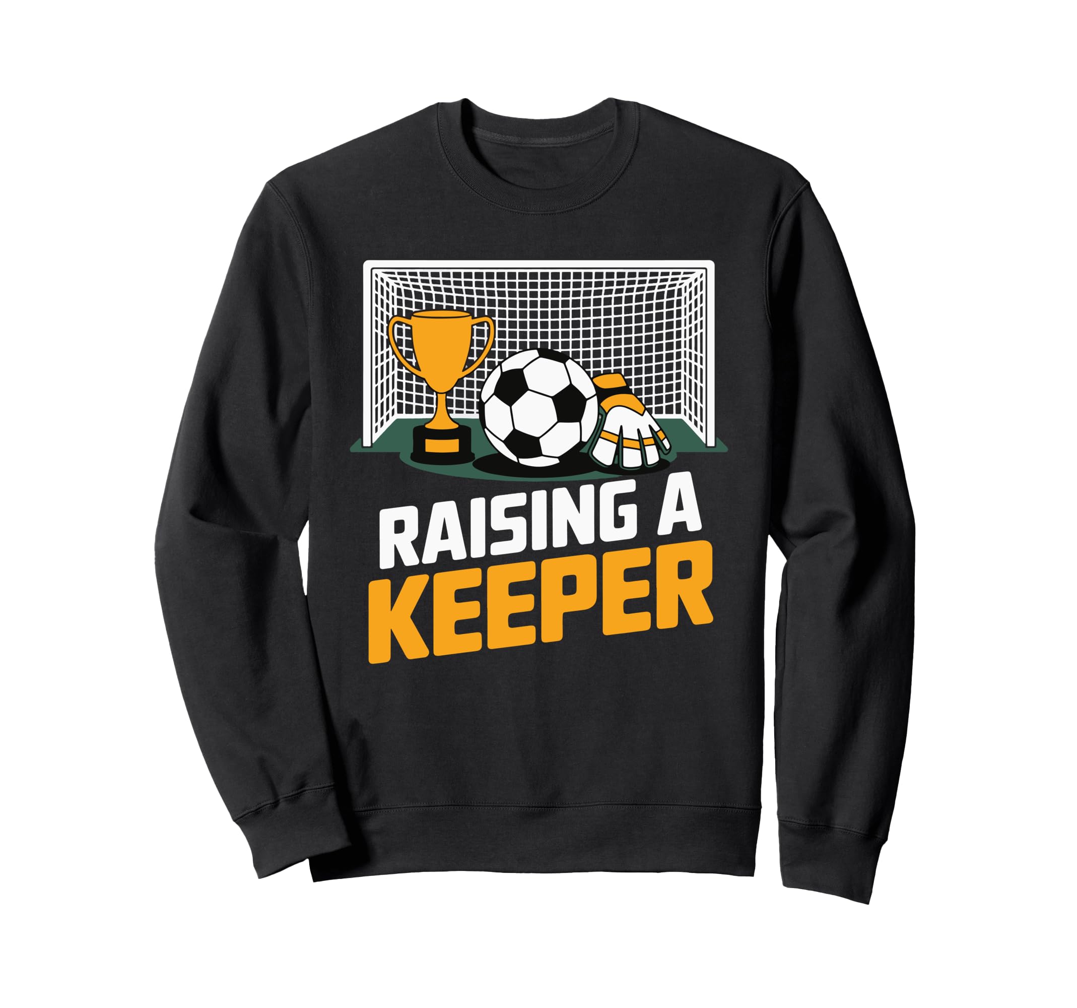 Soccer Game Goalkeeper Keeper Soccer Hoodie - Minimalist Print for Adults - T-Shirt, Sweatshirt, Hoodie