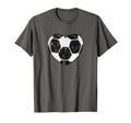 Soccer Ball Heart Mom Fan Parent Simple T-Shirt - Novelty Apparel Men Women - T-Shirt, Sweatshirt, Hoodie