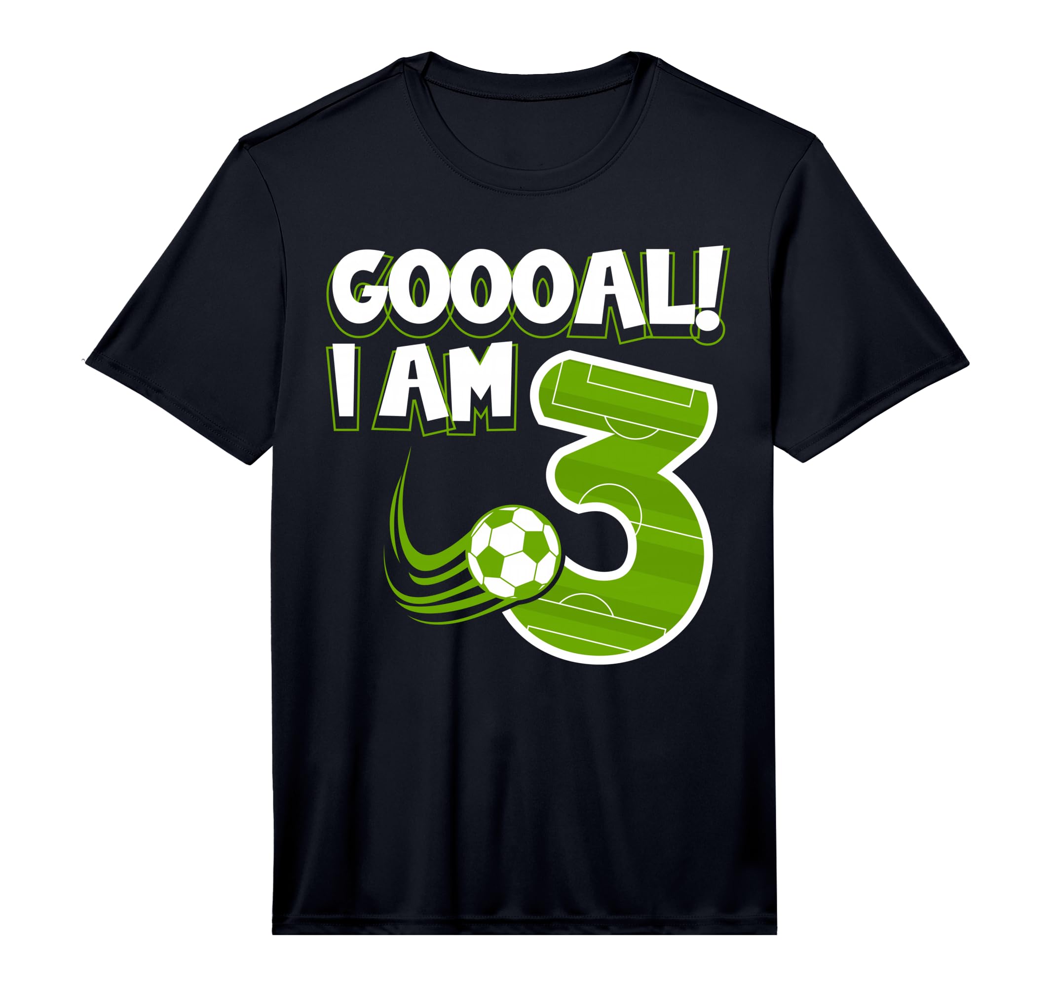 Goooal I Am 3 Soccer Sport Third T-Shirt - Aesthetic Graphic Men Women - T-Shirt, Sweatshirt, Hoodie