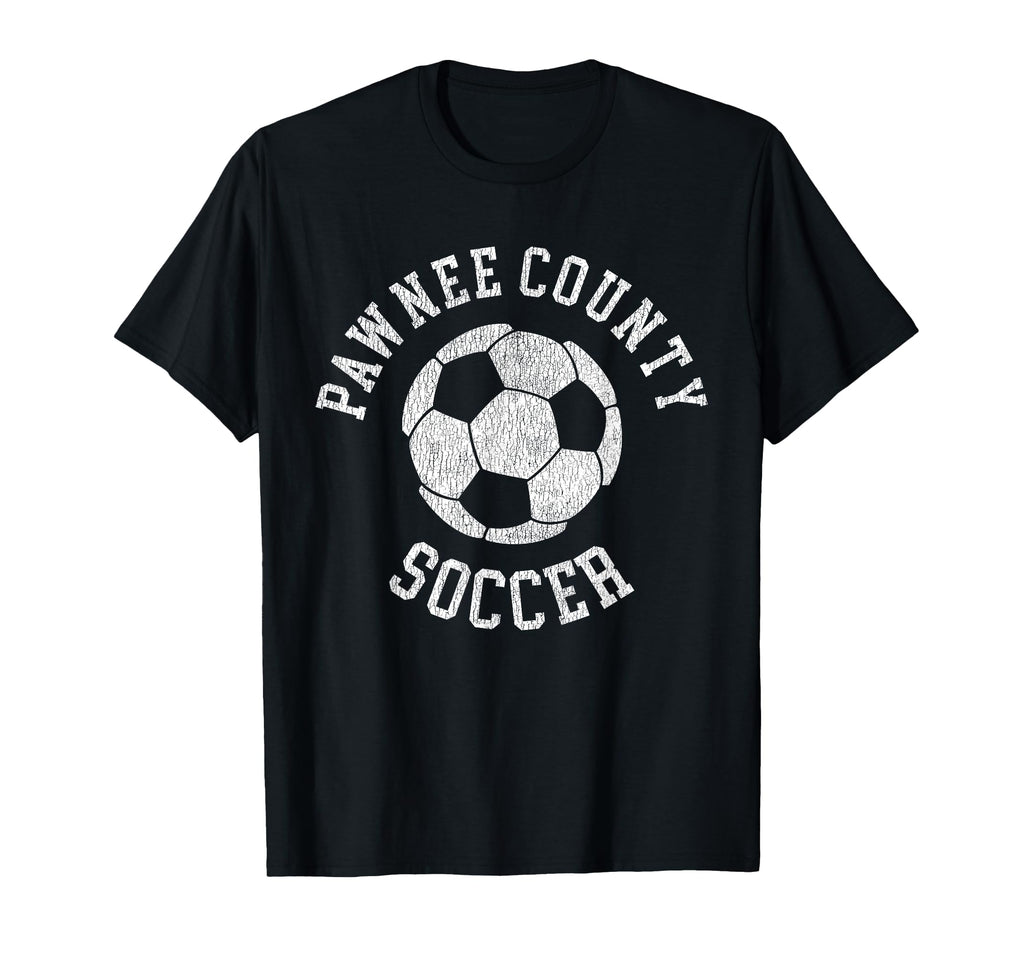 Pawnee County Soccer Distressed 90S T-Shirt - Aesthetic Graphic Men Women - T-Shirt, Sweatshirt, Hoodie