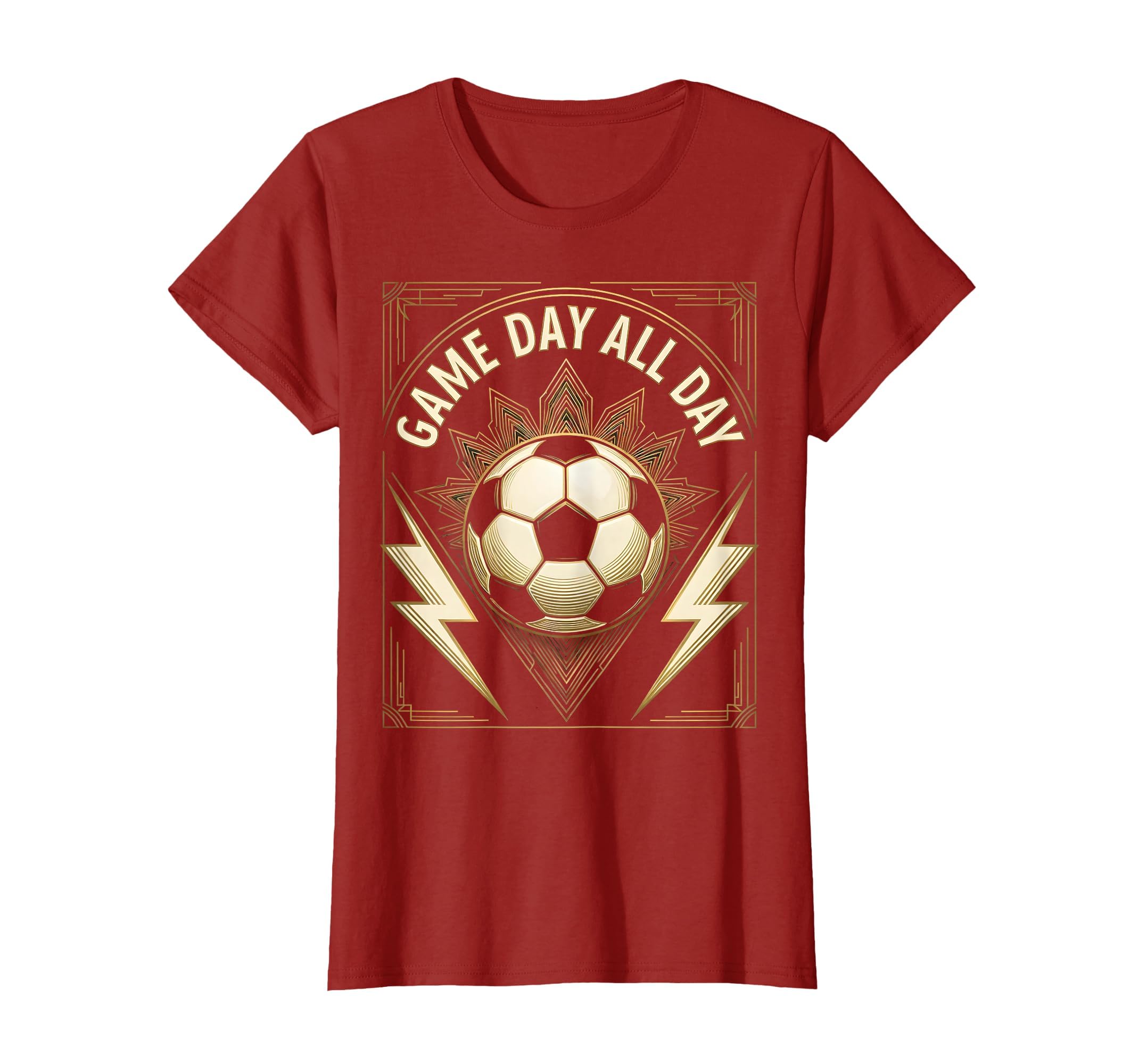 Game Day All Day Soccer T-Shirt - Fun Novelty Design Unisex - T-Shirt, Sweatshirt, Hoodie