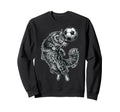Soccer Cat Acrobat Feline Sweatshirt - Custom Art Print for Adults - T-Shirt, Sweatshirt, Hoodie