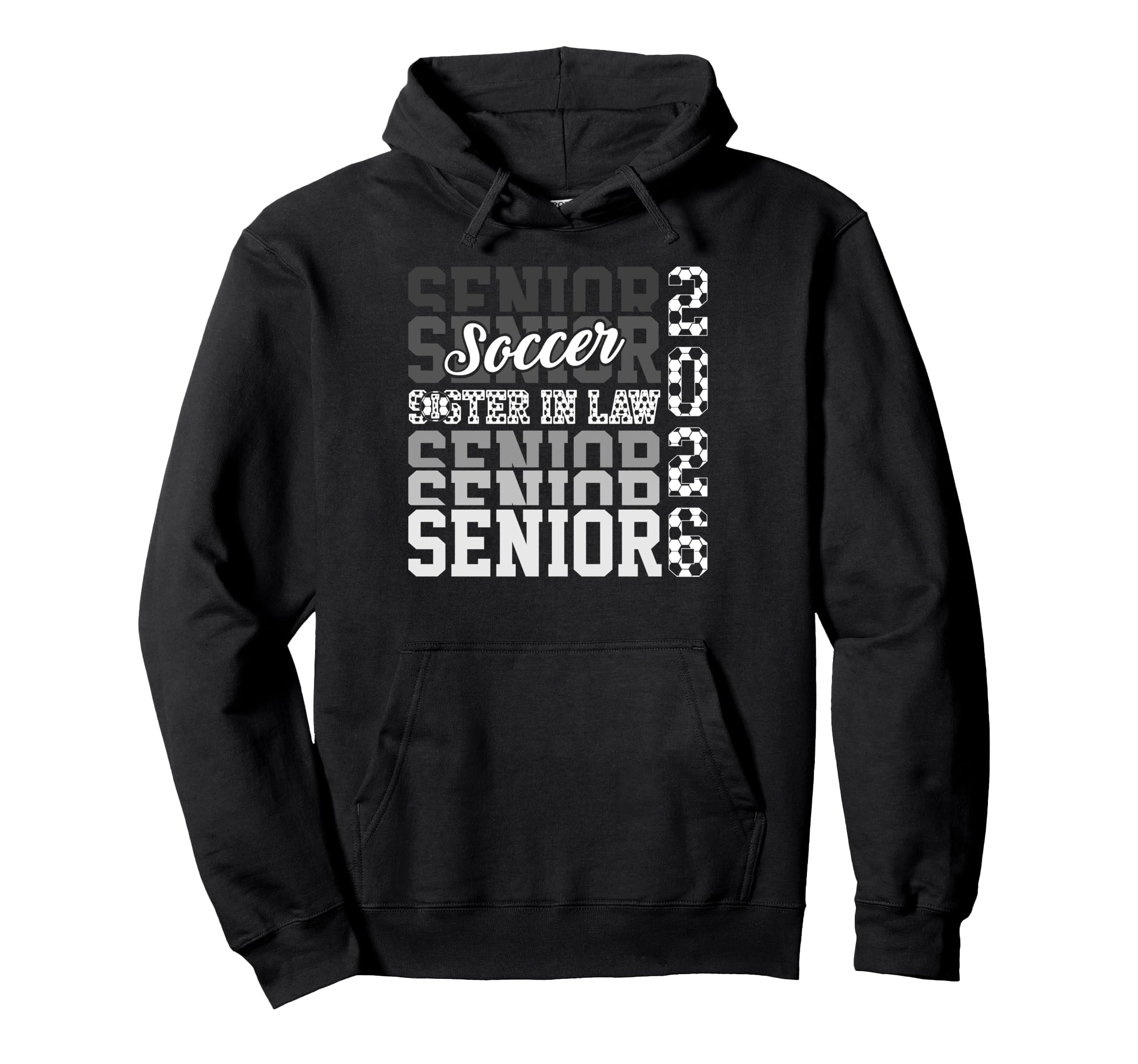 2026 Soccer Senior Sister Law Graduation Hoodie - Custom Art Print Unisex - T-Shirt, Sweatshirt, Hoodie