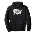 U S National Parks Map Adventure Awaits Hoodie - Streetwear Style Men Women - T-Shirt, Sweatshirt, Hoodie
