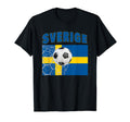 Sverige Sweden Fotboll Football Soccer T-Shirt - Unique Graphic Unisex - T-Shirt, Sweatshirt, Hoodie