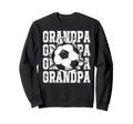 Soccer Grandpa Cracked Wall Sweatshirt - Fun Novelty Design Men Women - T-Shirt, Sweatshirt, Hoodie