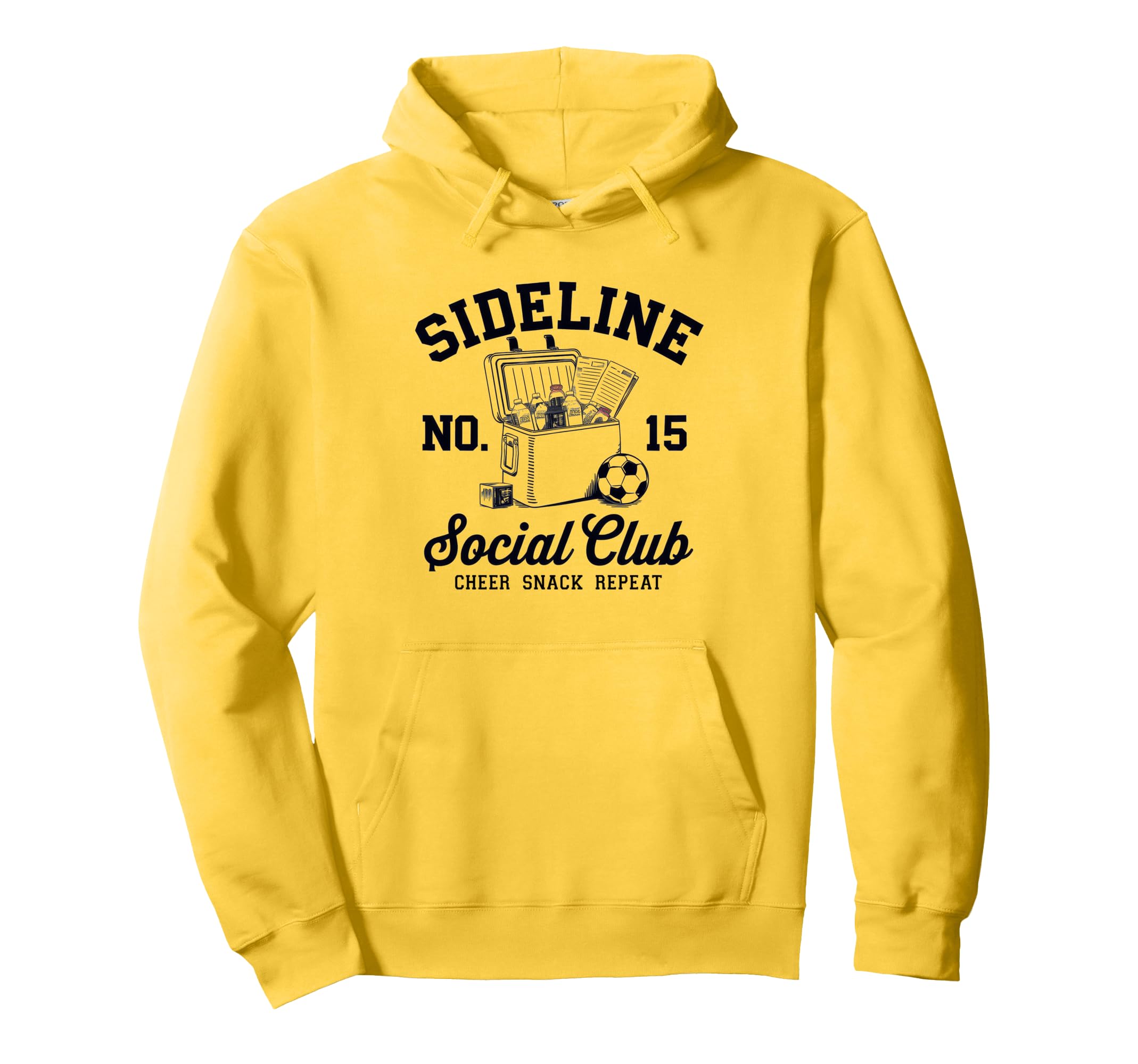 Sideline Social Club Soccer Mom Game Day Hoodie - Custom Art Print Unisex - T-Shirt, Sweatshirt, Hoodie