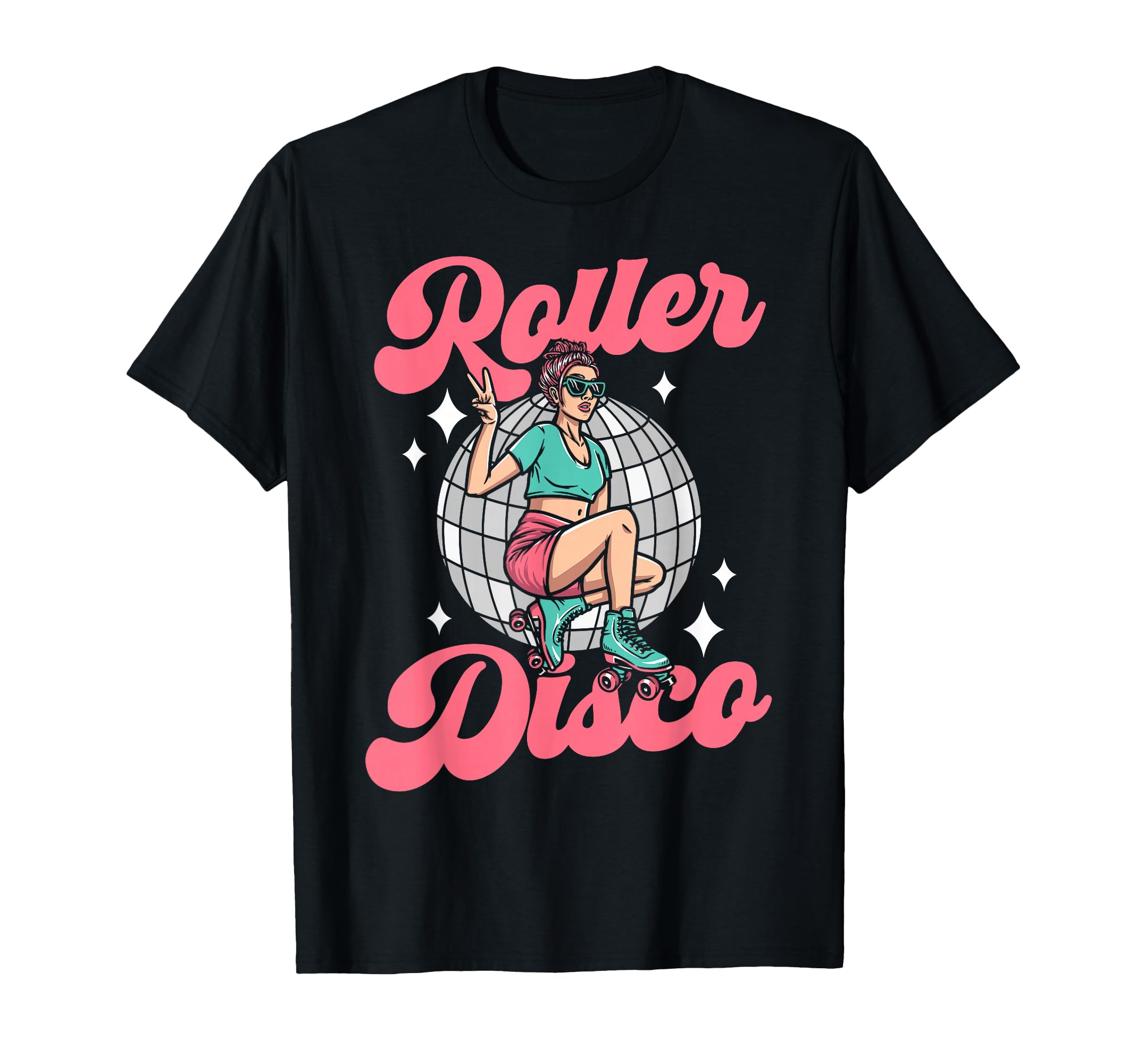 Roller Skating Skate 1970S Roller Disco T-Shirt - Minimalist Print Unisex - T-Shirt, Sweatshirt, Hoodie