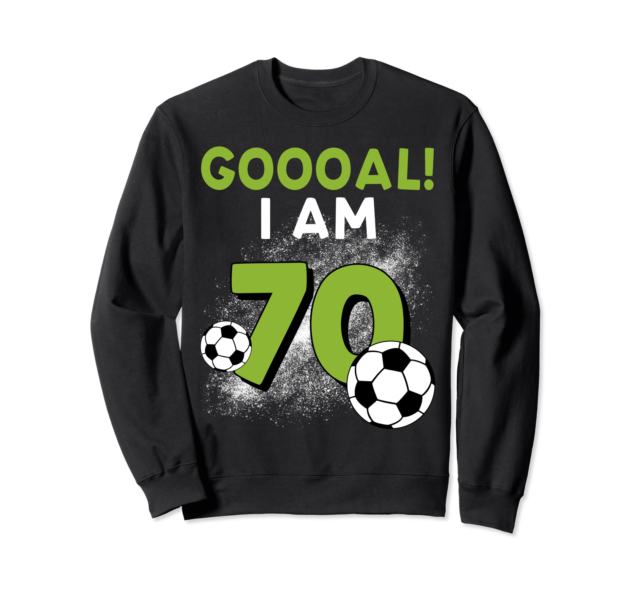 70Th Birthday Soccer Theme 70Year Sweatshirt - Unique Graphic Men Women - T-Shirt, Sweatshirt, Hoodie
