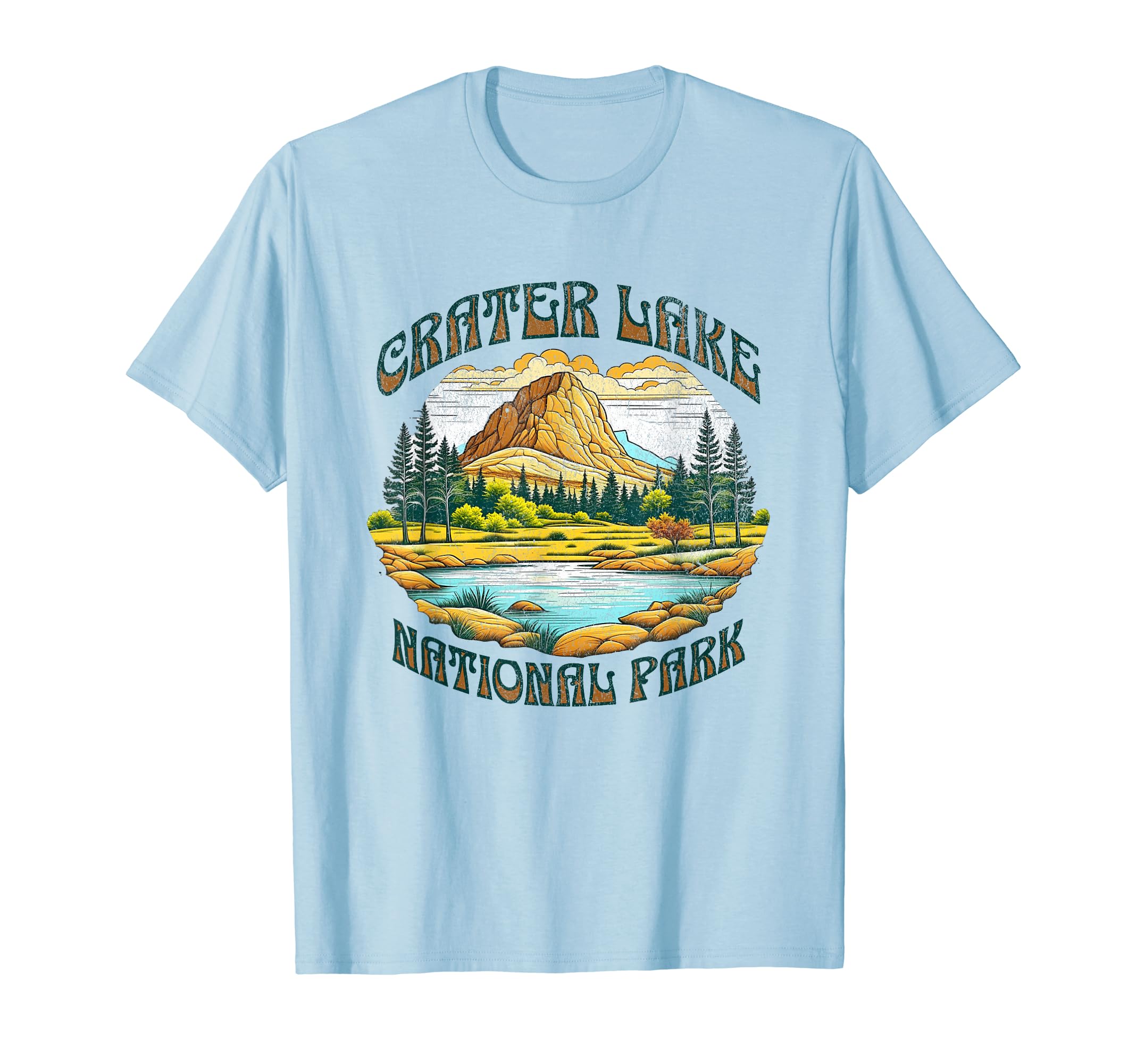 Crater Lake National Park Oregon Usa T-Shirt - Unique Graphic for Adults - T-Shirt, Sweatshirt, Hoodie