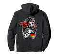 Messy Bun Hair German Soccer Germany Hoodie - Streetwear Style for Adults - T-Shirt, Sweatshirt, Hoodie