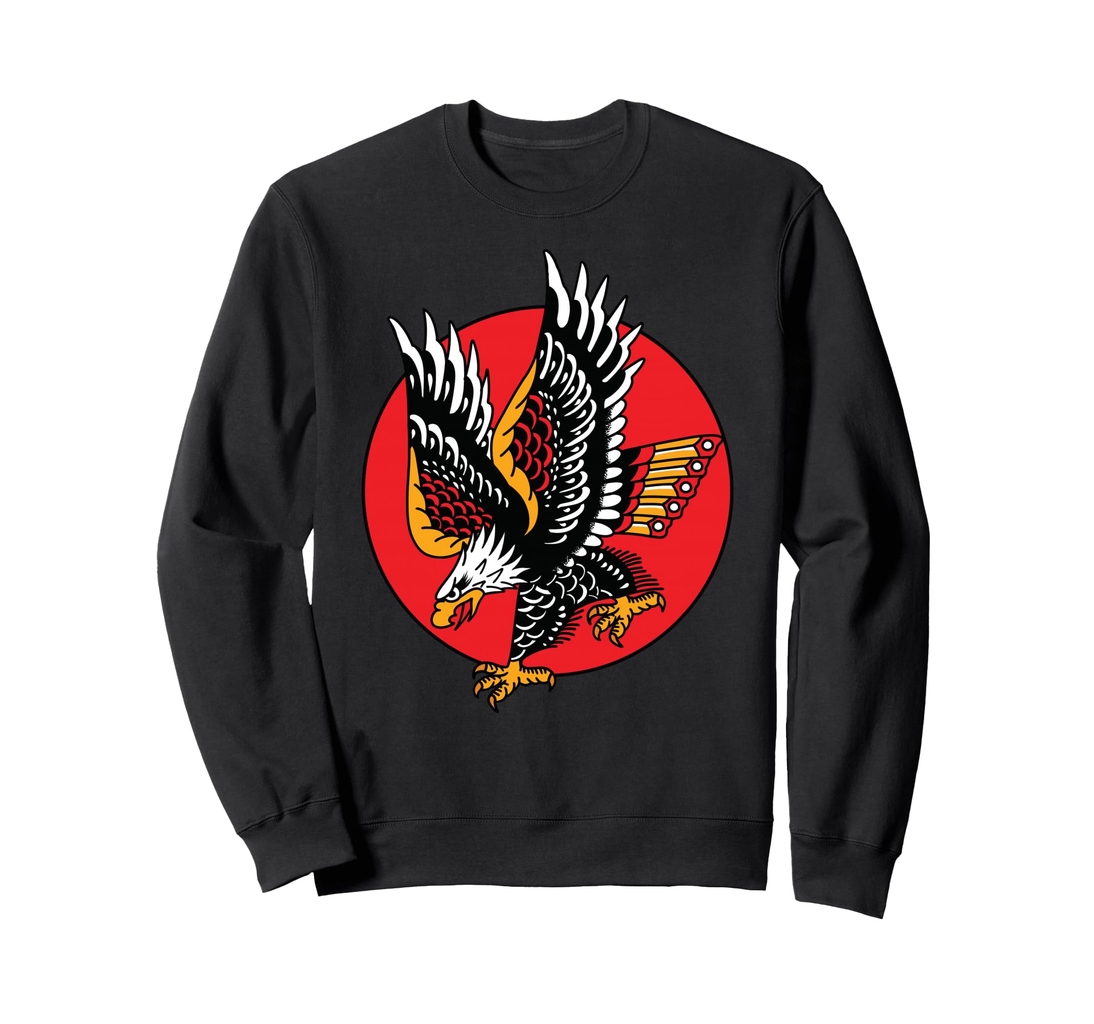 Eagle American Traditional Tattoo Ink Sweatshirt - Custom Art Print Unisex - T-Shirt, Sweatshirt, Hoodie