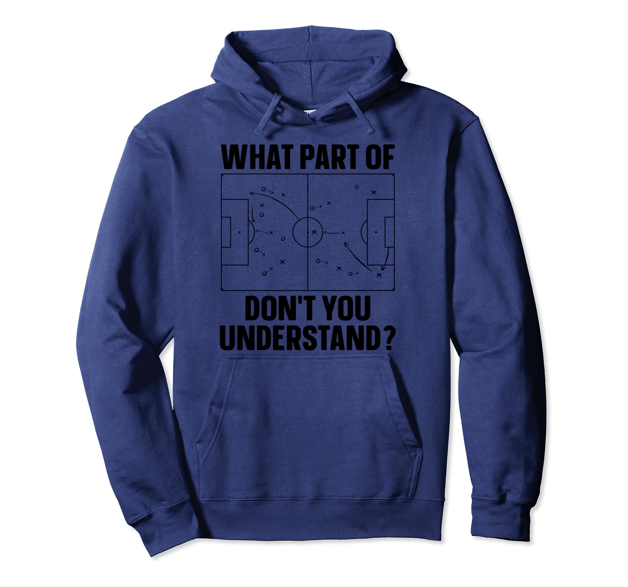 Soccer Art Football Sport Soccer Coach Hoodie - Minimalist Print for Adults - T-Shirt, Sweatshirt, Hoodie