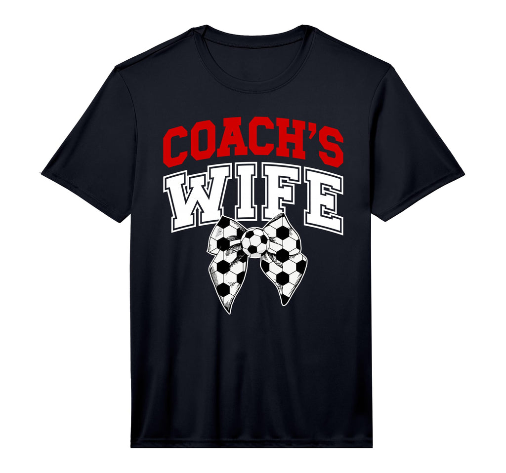 Mens Soccer Coachs Wife Coquette Wife T-Shirt - Custom Art Print Men Women - T-Shirt, Sweatshirt, Hoodie