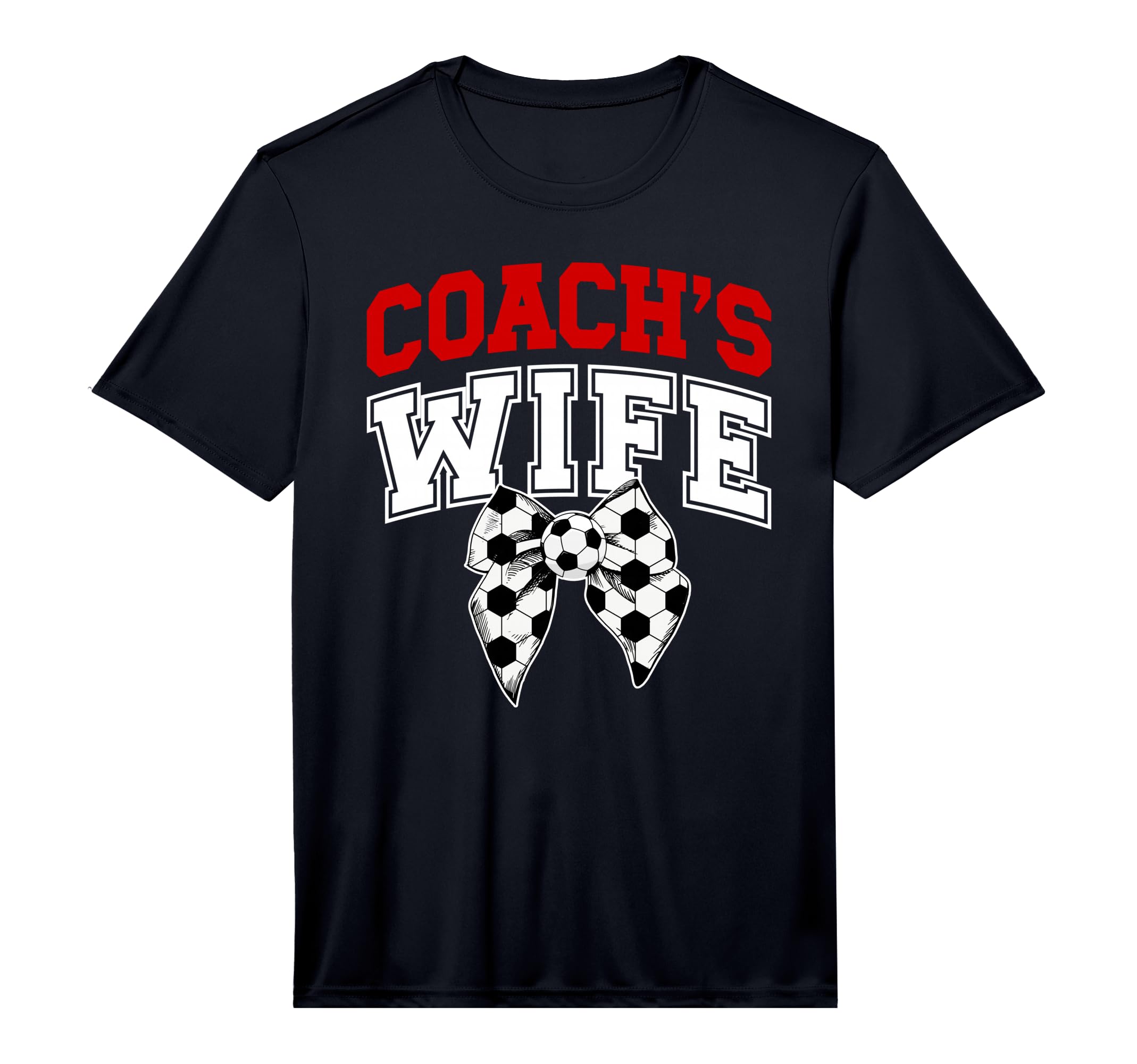 Mens Soccer Coachs Wife Coquette Wife T-Shirt - Custom Art Print Men Women - T-Shirt, Sweatshirt, Hoodie