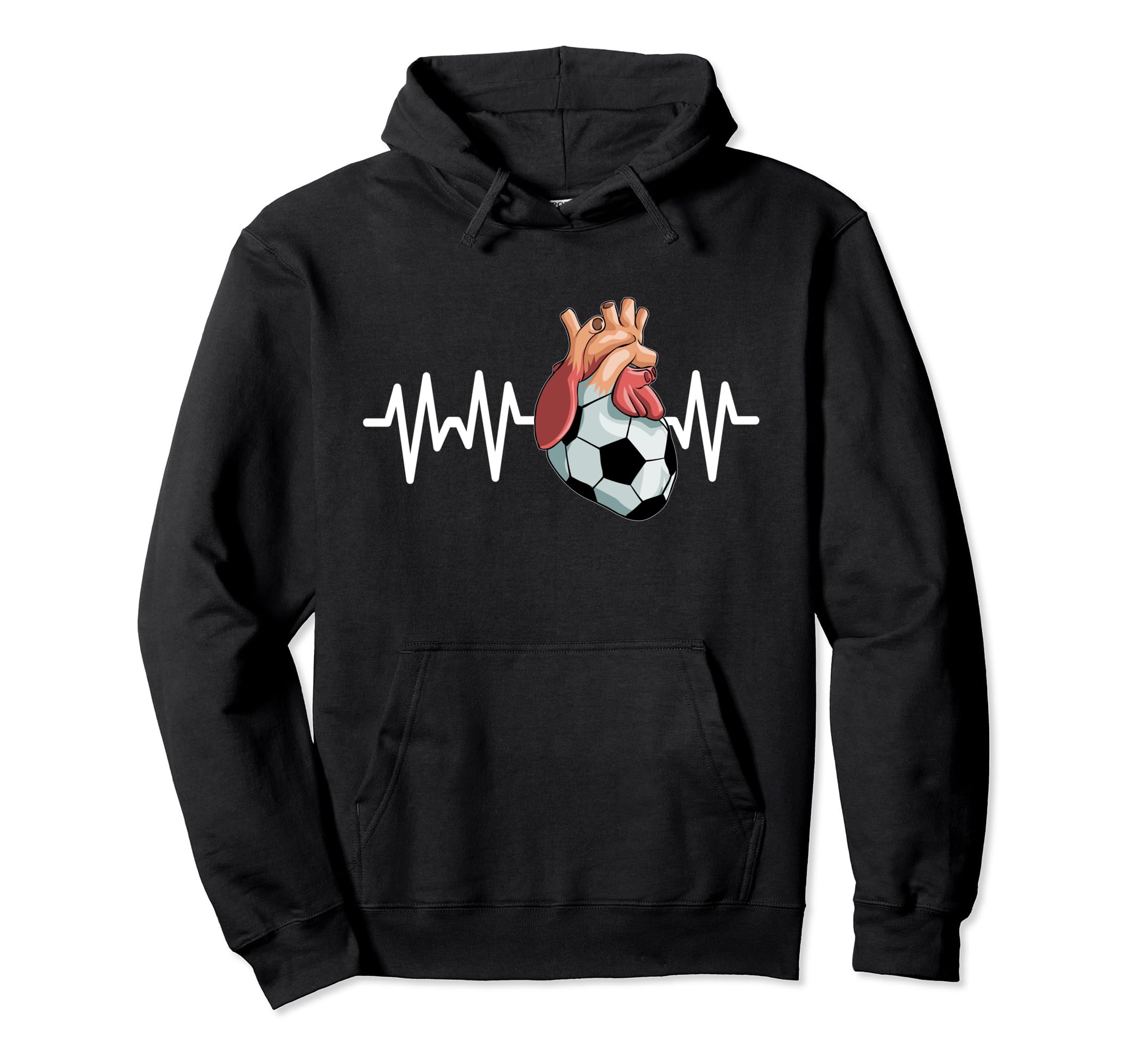 Soccer Anatomical Heart Futbol Lovers Hoodie - Streetwear Style Men Women - T-Shirt, Sweatshirt, Hoodie