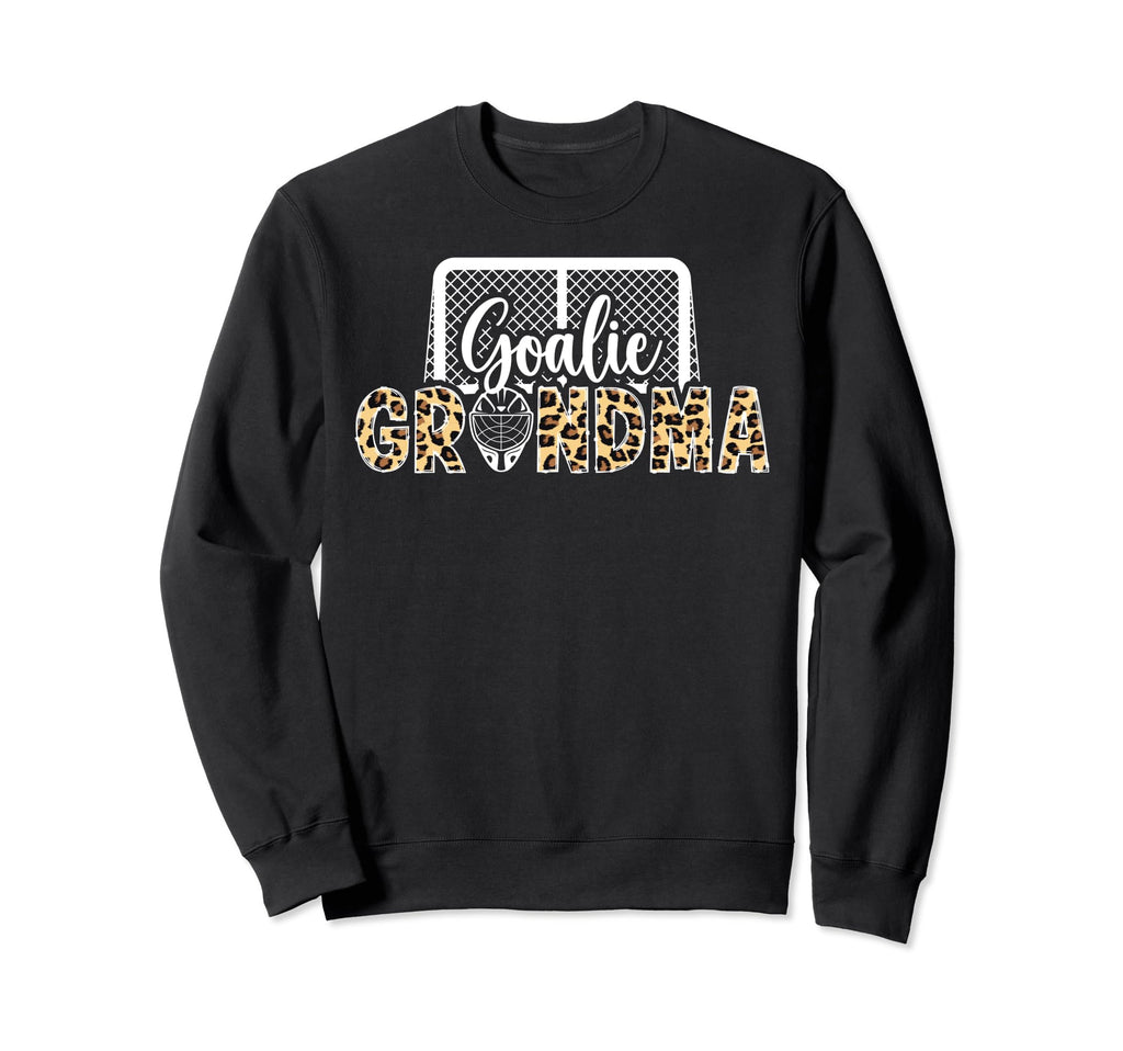 Ice Hockey Goalie Grandma Hockey Sweatshirt - Minimalist Print for Adults - T-Shirt, Sweatshirt, Hoodie