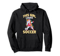 Sport Loves Soccer Hoodie - Custom Art Print for Adults - T-Shirt, Sweatshirt, Hoodie