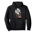 Wheelchair Compact Disc Old School 80S Hoodie - Minimalist Print Unisex - T-Shirt, Sweatshirt, Hoodie
