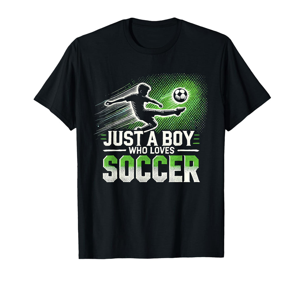 Soccer Soccer Player Just Who Loves T-Shirt - Aesthetic Graphic Unisex - T-Shirt, Sweatshirt, Hoodie