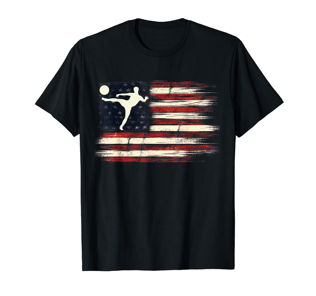 Distressed Flag Patriotic Mens T-Shirt - Casual Everyday Wear Men Women - T-Shirt, Sweatshirt, Hoodie