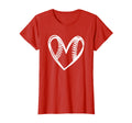 Baseball Outlined Heart Teens Love T-Shirt - Streetwear Style for Adults - T-Shirt, Sweatshirt, Hoodie