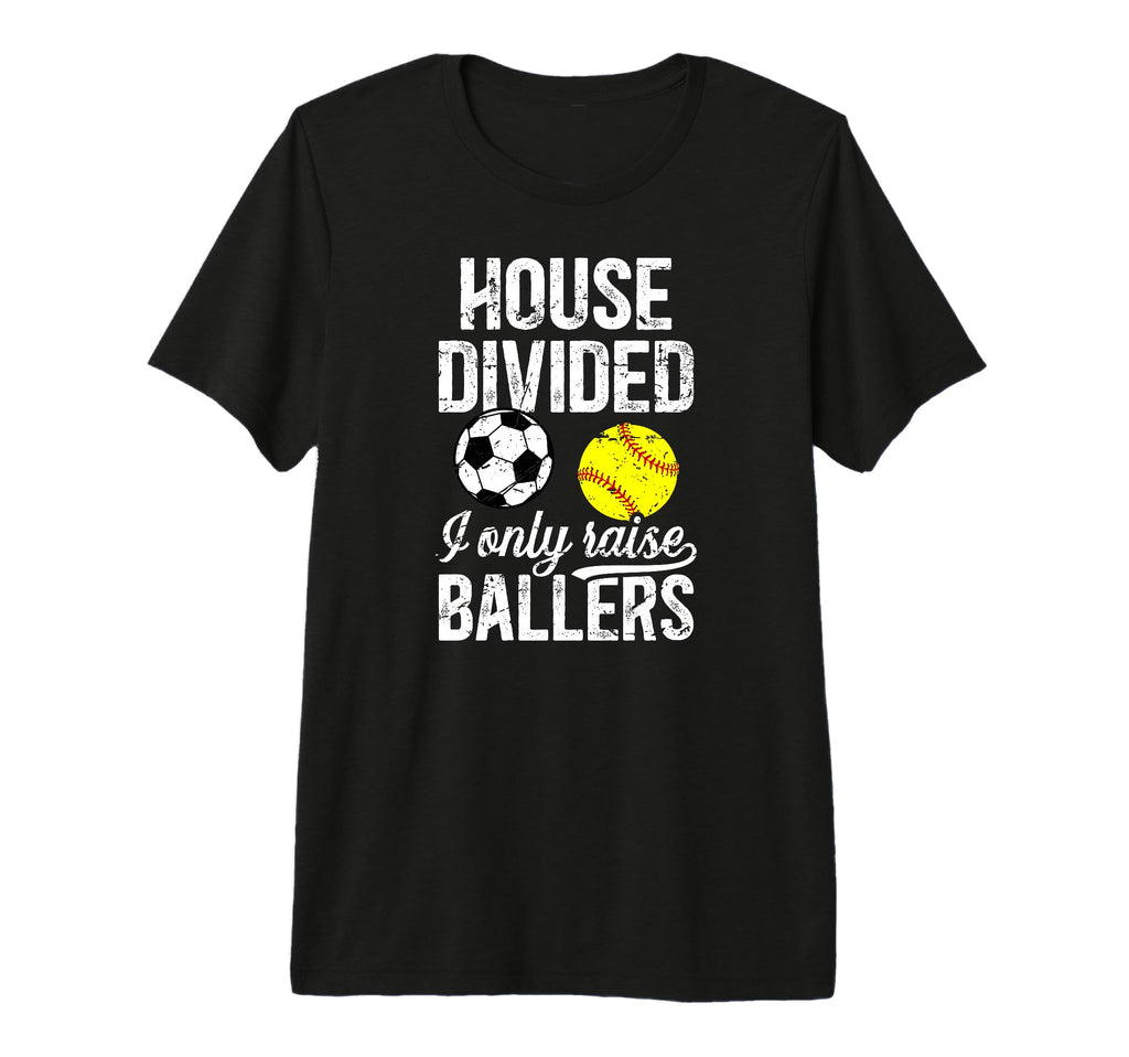 Mens House Divided I Only Raise T-Shirt - Minimalist Print for Adults - T-Shirt, Sweatshirt, Hoodie