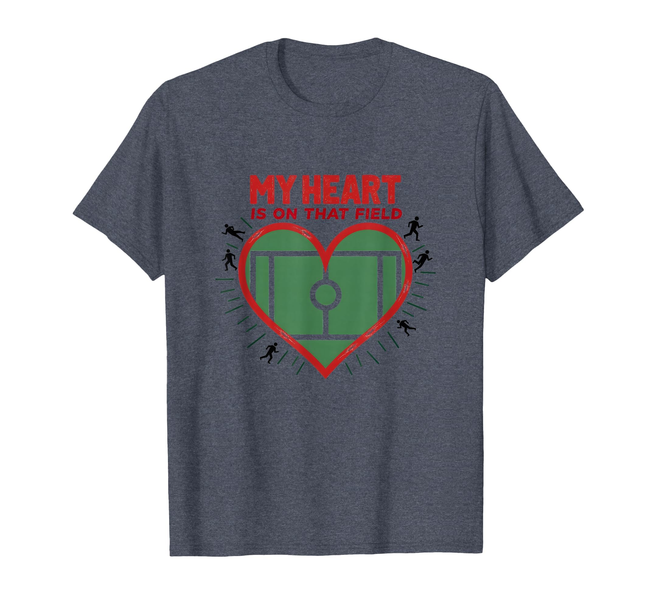 My Heart Is That Field Soccer Fan T-Shirt - Aesthetic Graphic for Adults - T-Shirt, Sweatshirt, Hoodie
