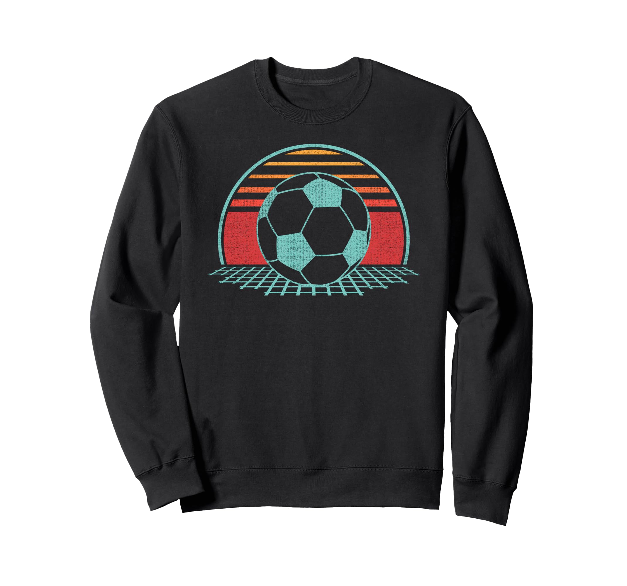 Soccer Ball 80S Soccer Player Sweatshirt - Casual Everyday Wear Unisex - T-Shirt, Sweatshirt, Hoodie