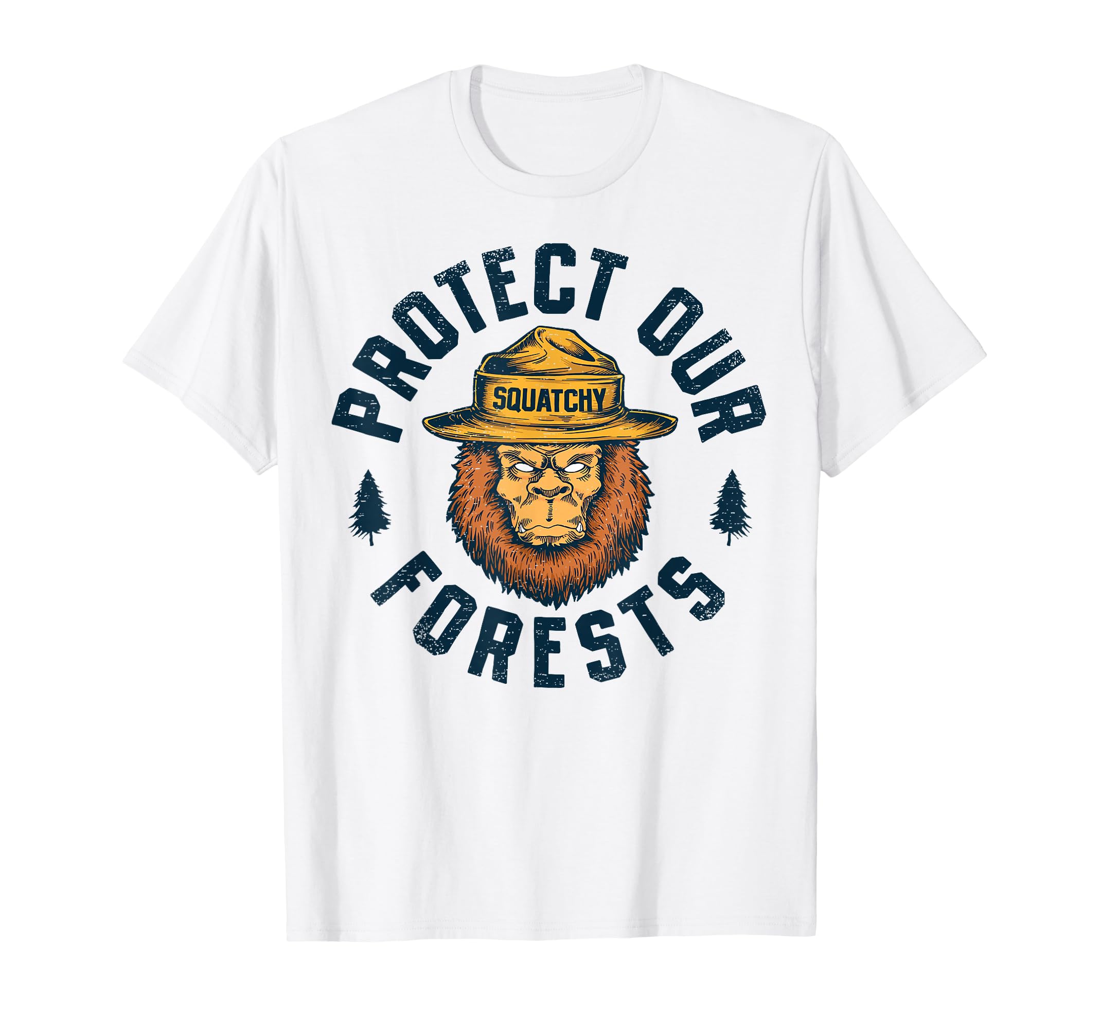 Bigfoot Protect Our Forests National T-Shirt - Fun Novelty Design Unisex - T-Shirt, Sweatshirt, Hoodie