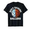 Busy Raising Ballers Funny T-Shirt - Aesthetic Graphic for Adults - T-Shirt, Sweatshirt, Hoodie