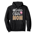 Soccer And Cheer Mom Leopard Hoodie - Casual Everyday Wear for Adults - T-Shirt, Sweatshirt, Hoodie