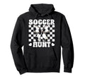 Womens Coquette Bow Ribbon Soccer Player Hoodie - Graphic Print for Adults - T-Shirt, Sweatshirt, Hoodie