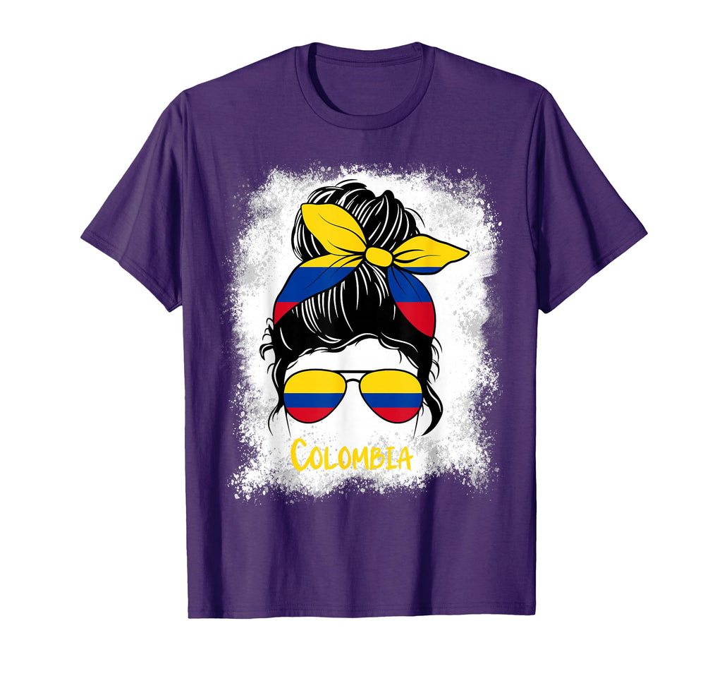 Colombia Bleached Colombian Colombiana T-Shirt - Graphic Print Men Women - T-Shirt, Sweatshirt, Hoodie