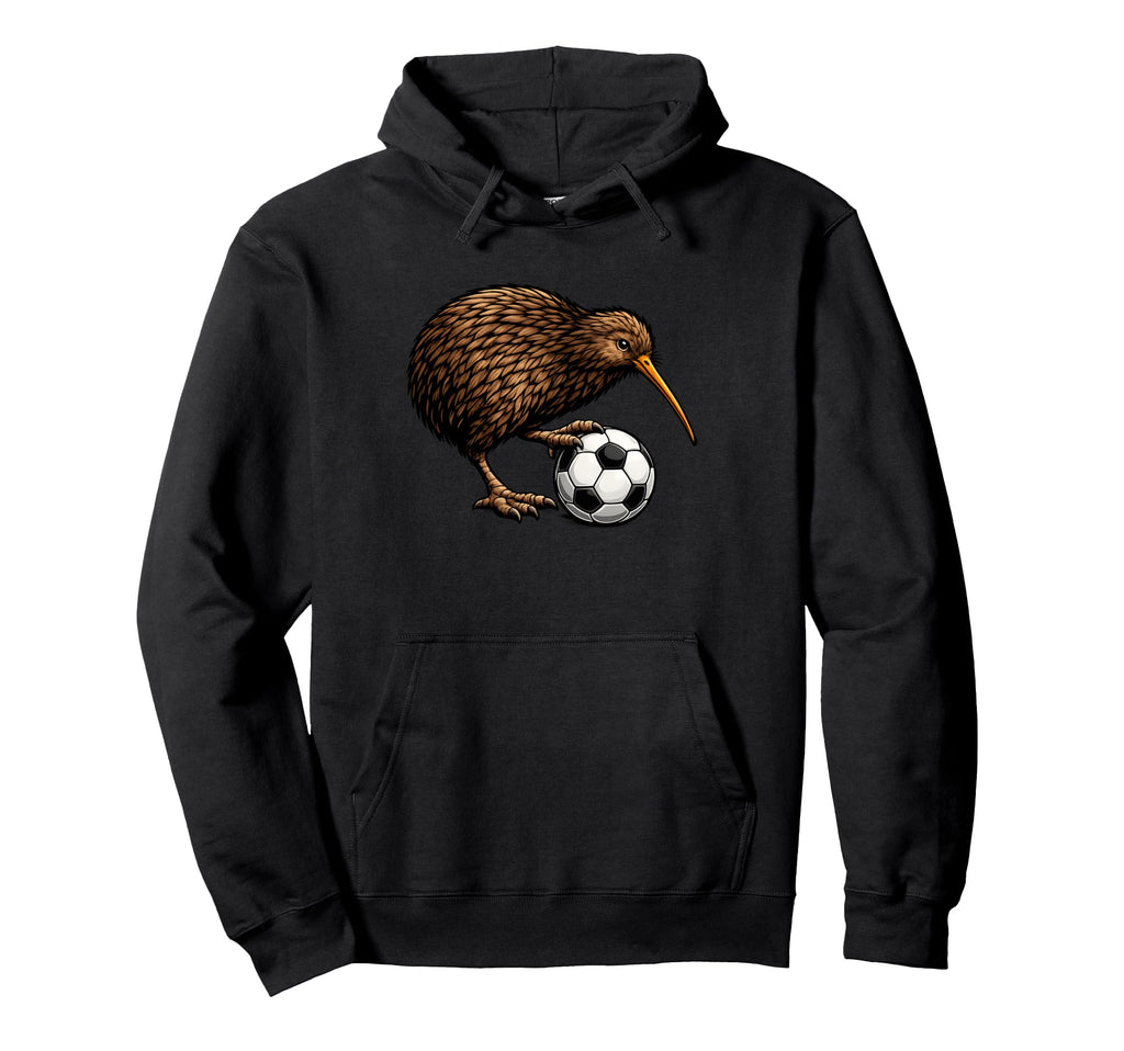 Funny Kiwi Bird Soccer Ball New Hoodie - Fun Novelty Design Men Women - T-Shirt, Sweatshirt, Hoodie