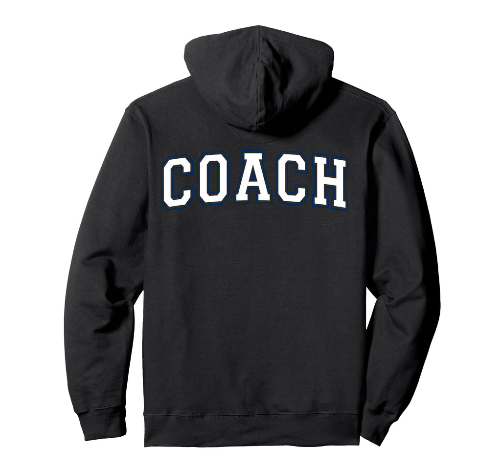 Coach Sports Trainer Varsity White And Hoodie - Graphic Print Men Women - T-Shirt, Sweatshirt, Hoodie
