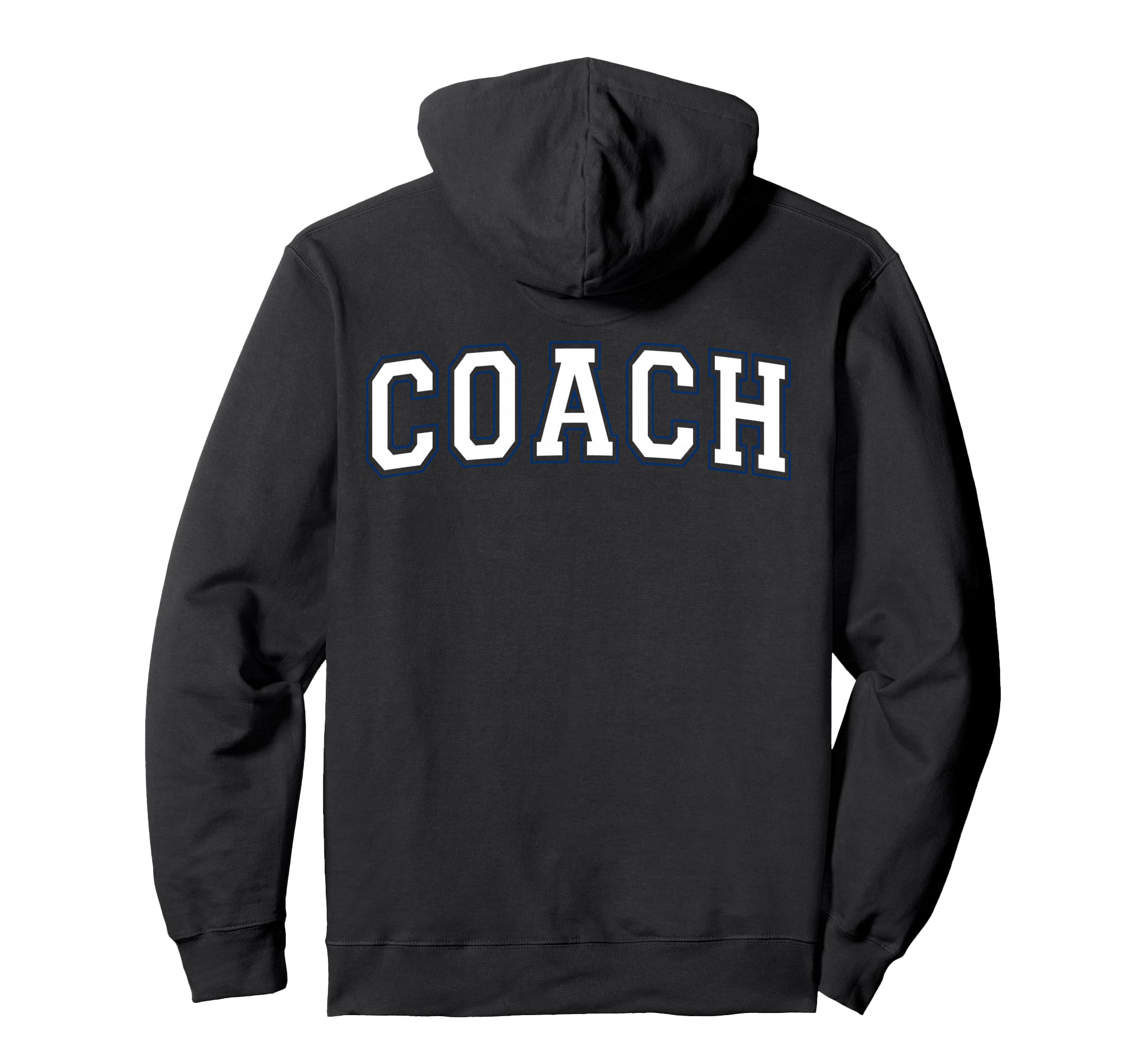 Coach Sports Trainer Varsity White And Hoodie - Graphic Print Men Women - T-Shirt, Sweatshirt, Hoodie