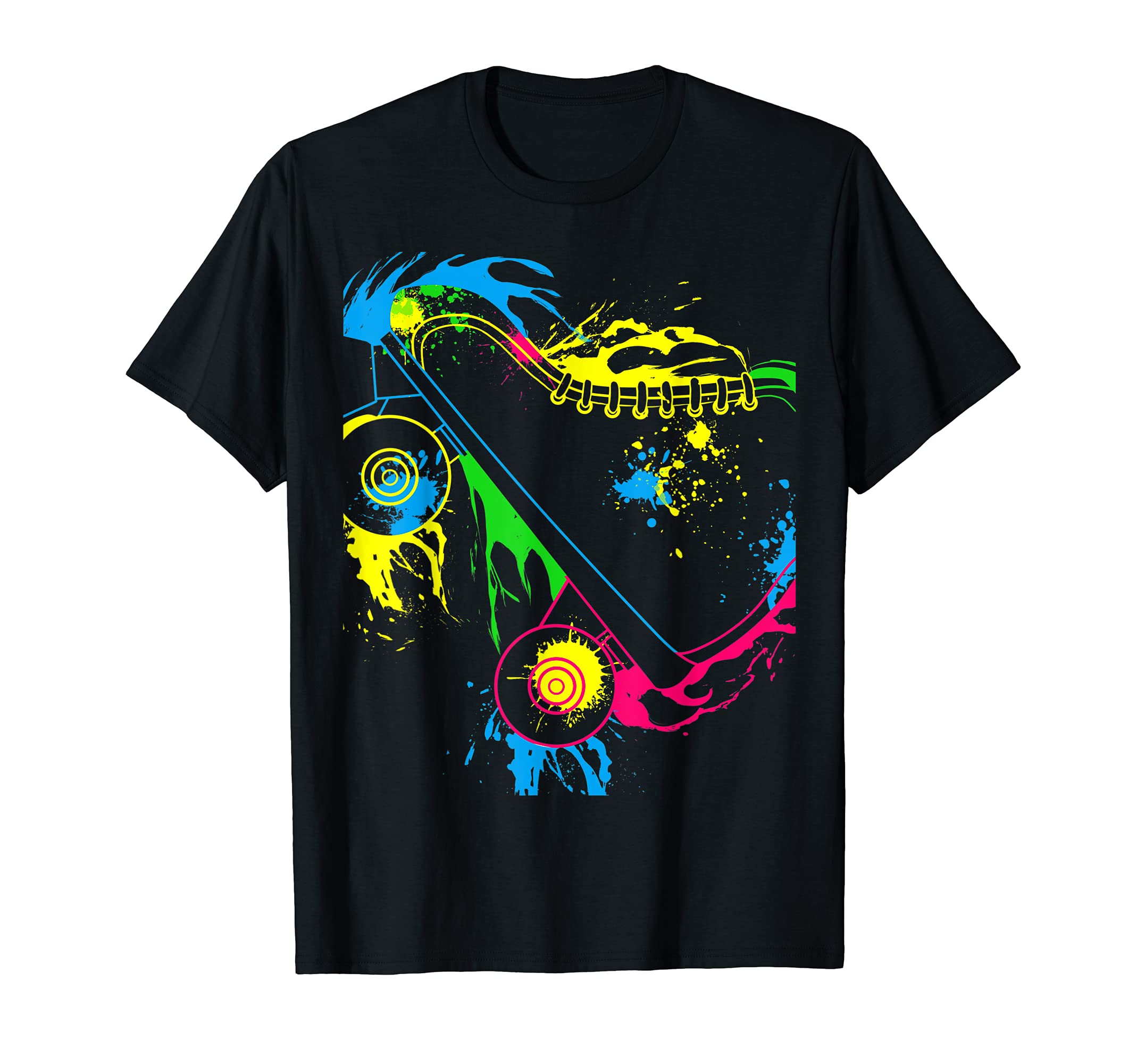 Colourful Roller Skates T-Shirt - Graphic Print for Adults - T-Shirt, Sweatshirt, Hoodie