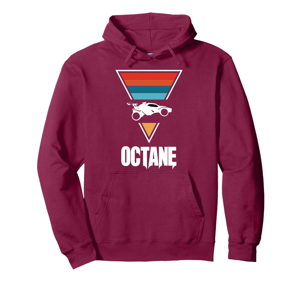 Octane Rocket Soccer Sunset Distressed Hoodie - Novelty Apparel Unisex - T-Shirt, Sweatshirt, Hoodie
