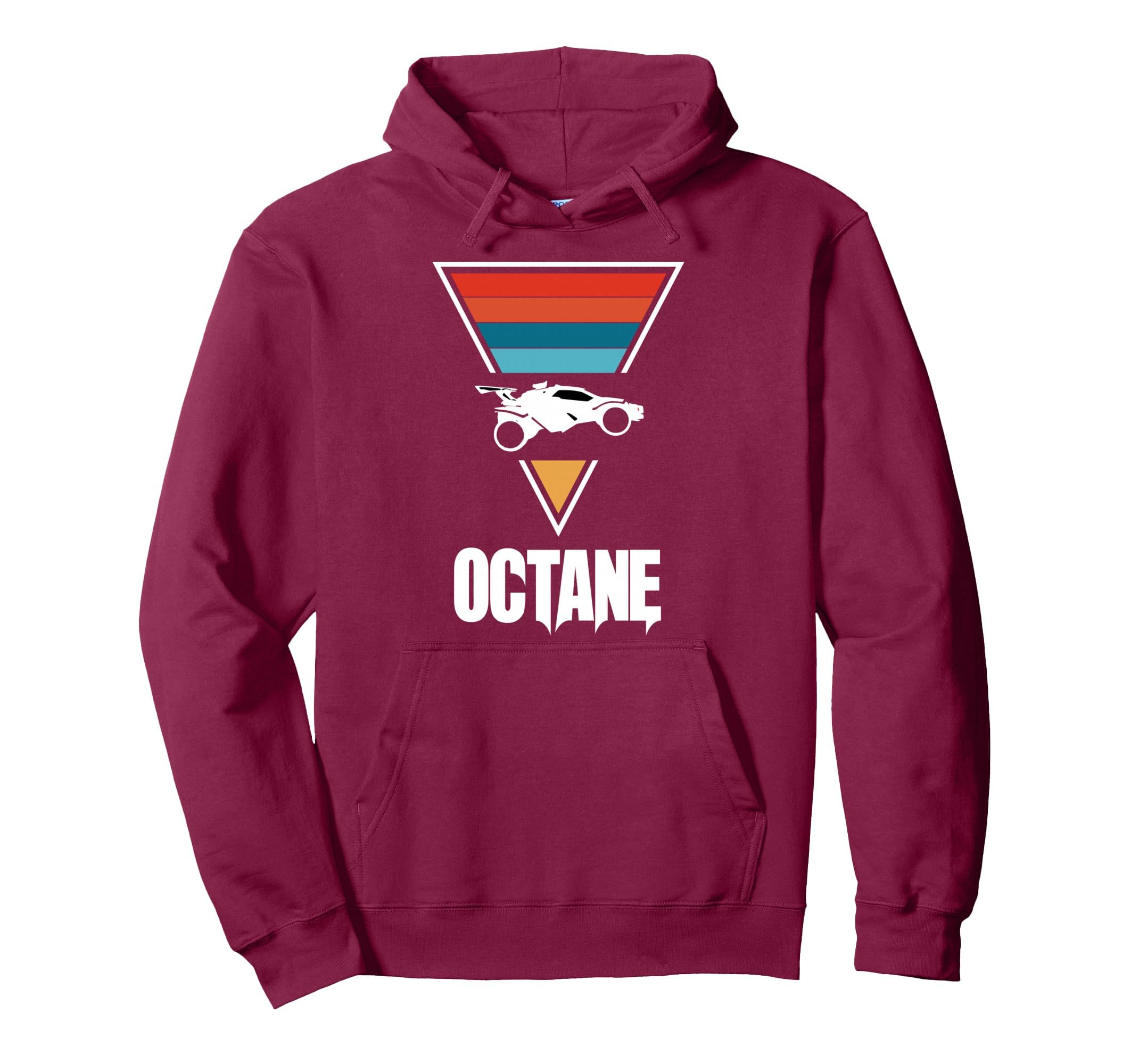 Octane Rocket Soccer Sunset Distressed Hoodie - Novelty Apparel Unisex - T-Shirt, Sweatshirt, Hoodie