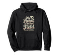 My Heart Soccer Is That Field Mom Hoodie - Minimalist Print for Adults - T-Shirt, Sweatshirt, Hoodie