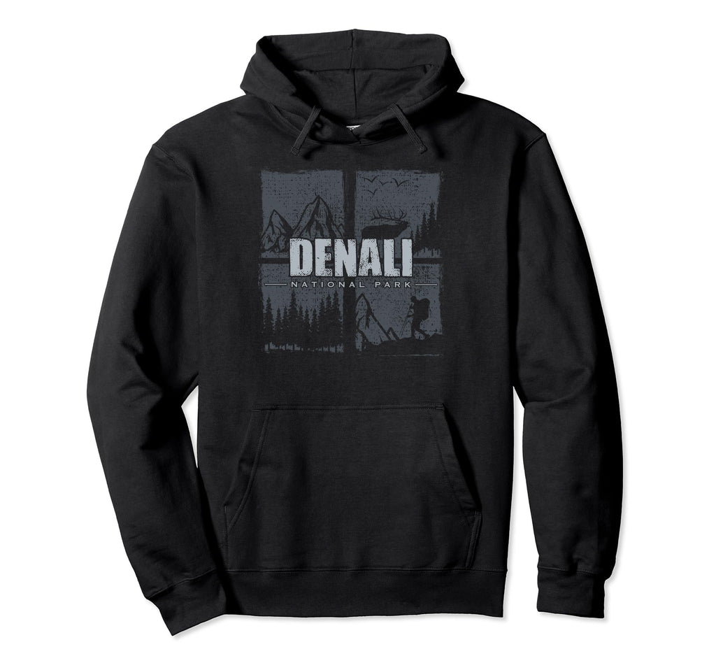 Denali National Park Us Denali Hoodie - Minimalist Print Unisex - T-Shirt, Sweatshirt, Hoodie