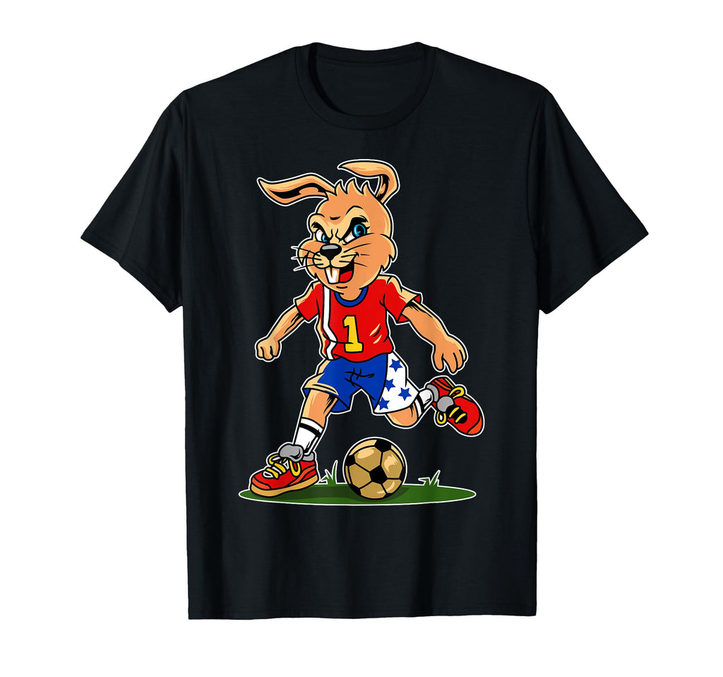 Rabbit Bunny Lover Funny Soccer T-Shirt - Aesthetic Graphic for Adults - T-Shirt, Sweatshirt, Hoodie