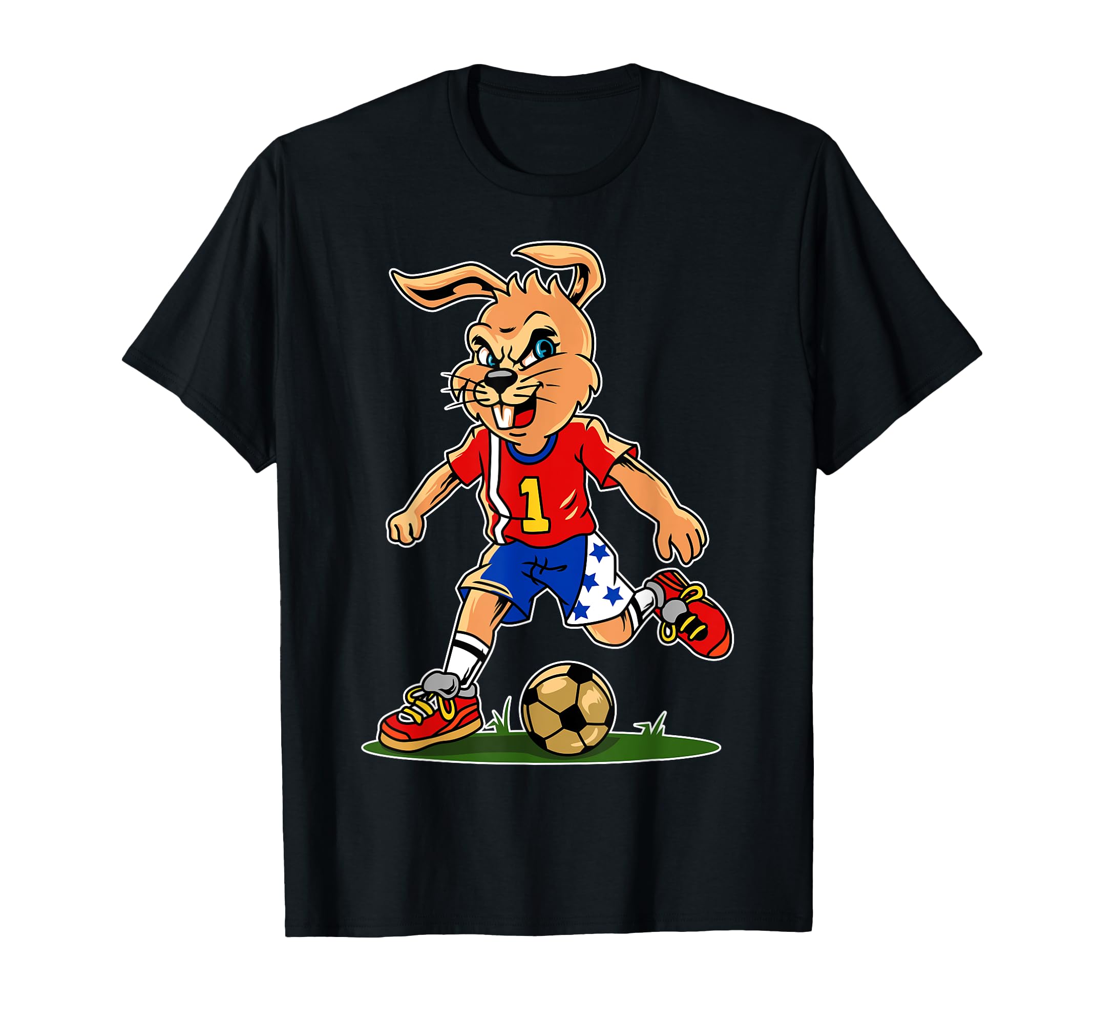 Rabbit Bunny Lover Funny Soccer T-Shirt - Aesthetic Graphic for Adults - T-Shirt, Sweatshirt, Hoodie