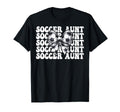 Soccer Aunt Soccer Auntie Coquette Bow T-Shirt - Custom Art Print Unisex - T-Shirt, Sweatshirt, Hoodie