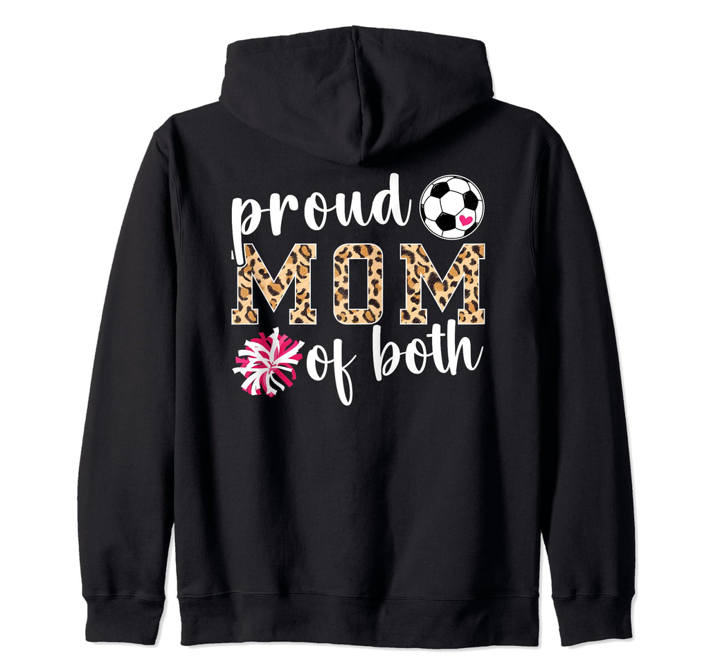 Proud Cheerleader Soccer Player Mom Hoodie - Novelty Apparel Men Women - T-Shirt, Sweatshirt, Hoodie