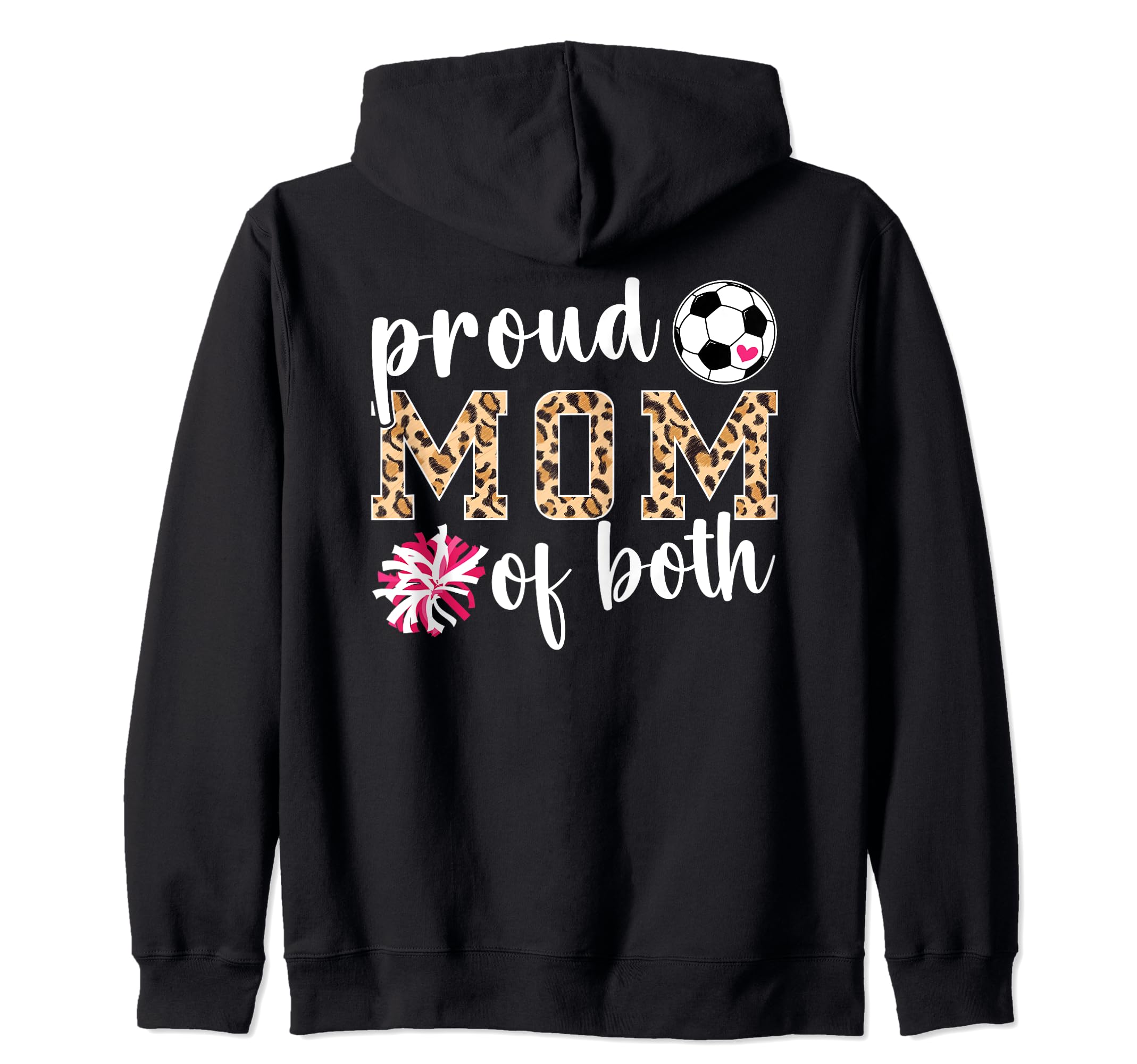Proud Cheerleader Soccer Player Mom Hoodie - Novelty Apparel Men Women - T-Shirt, Sweatshirt, Hoodie